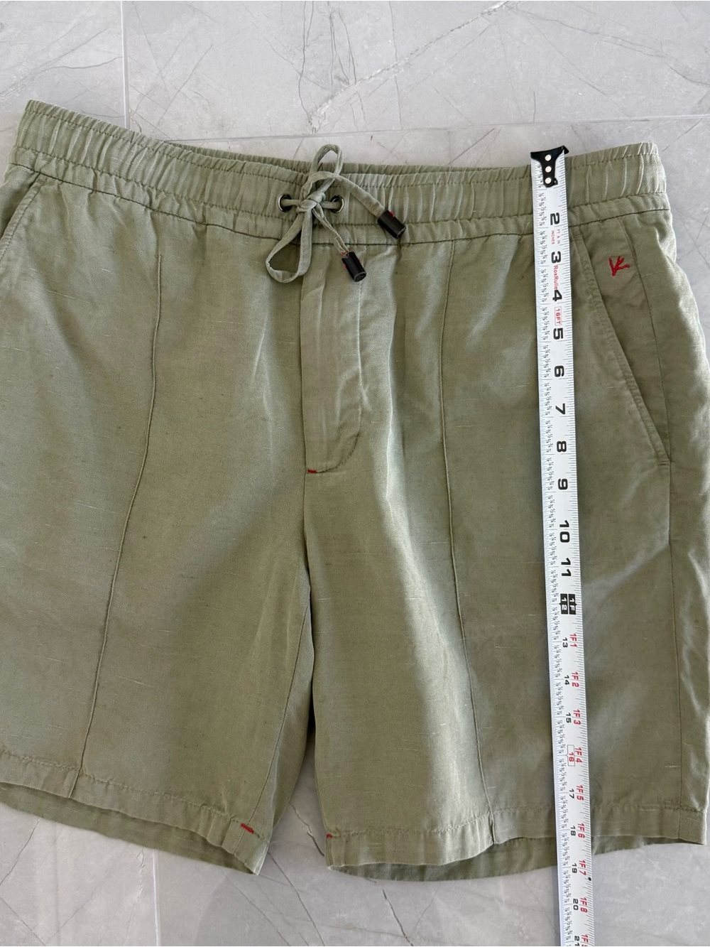 Isaia Drawstring Shorts - Picture 7 of 9